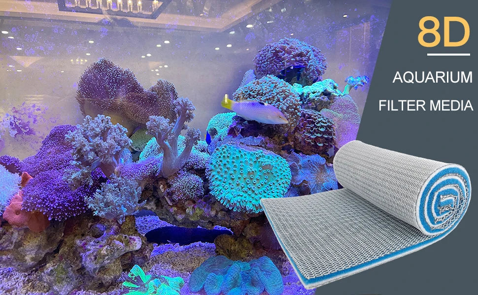 Layered Aquarium Filter Sponge Pads