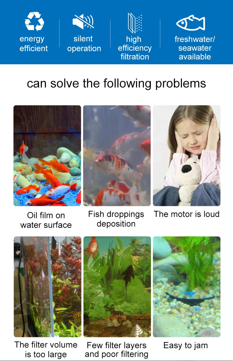 Aquarium Silent Hang On Filter