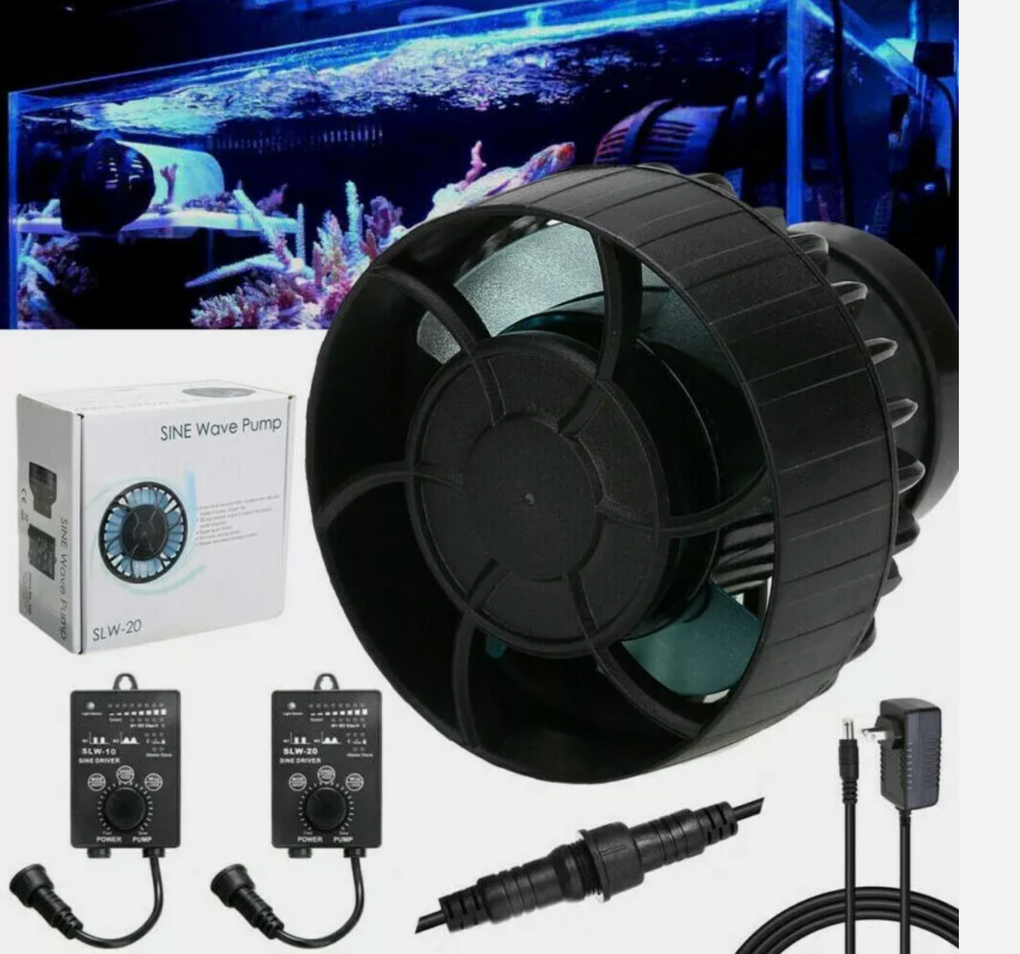 Quiet Wide Flow Compact Wavemaker