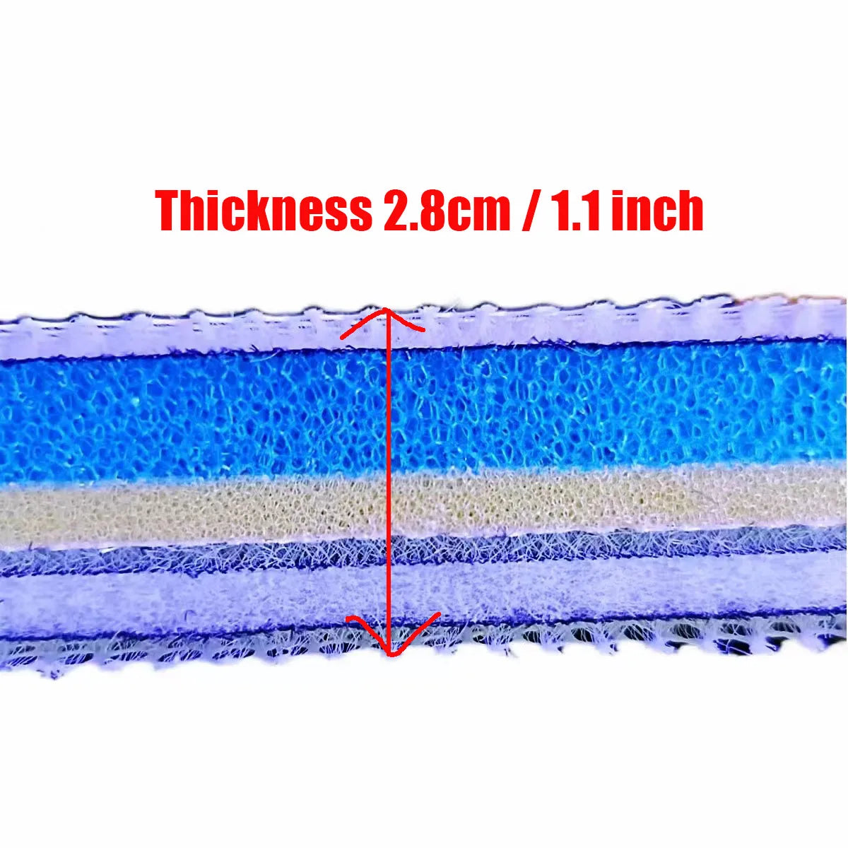 Layered Aquarium Filter Sponge Pads