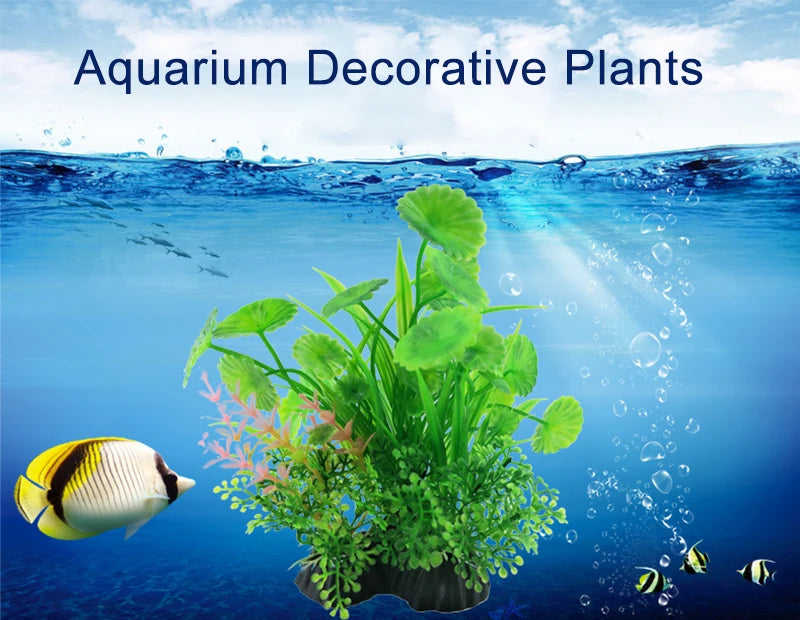 Artificial Aquarium Decor Plants