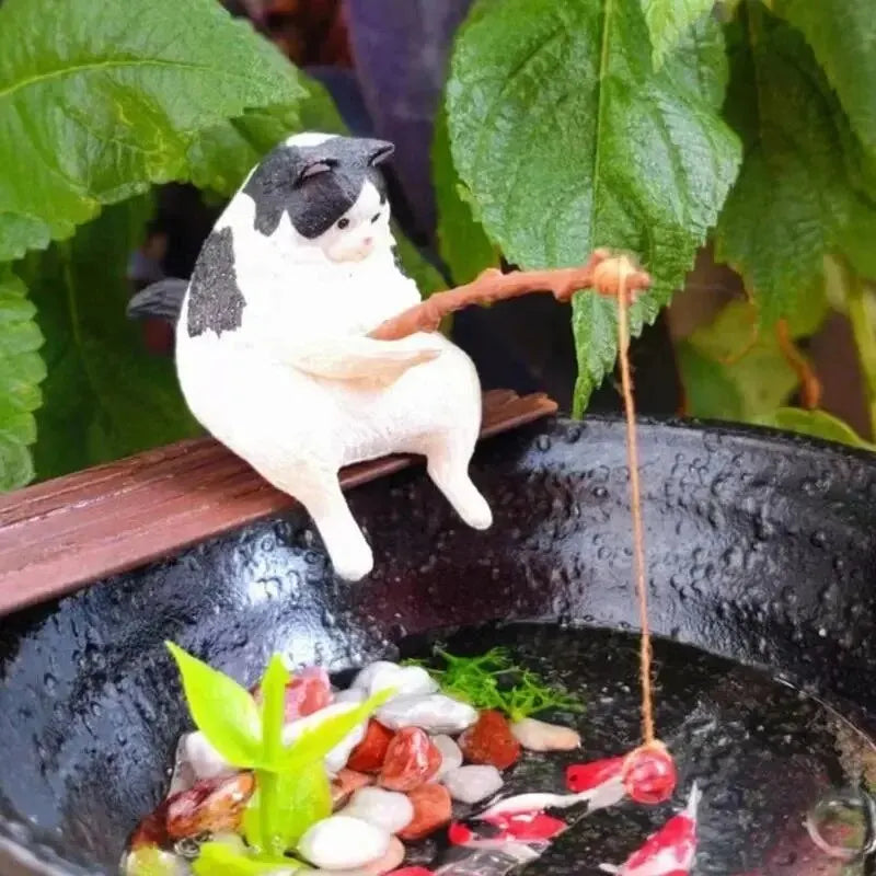 Aquarium Cat Ornament