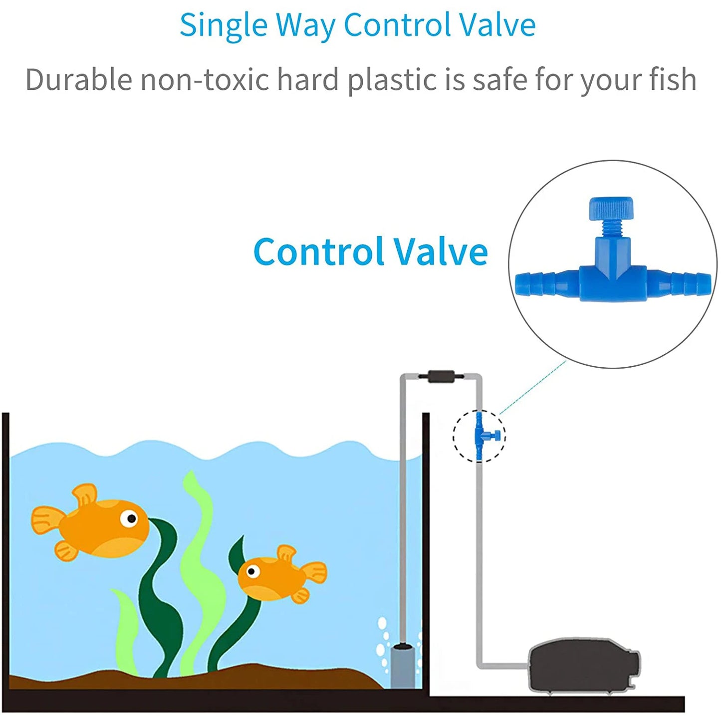 Aquarium Air Flow Control Valve