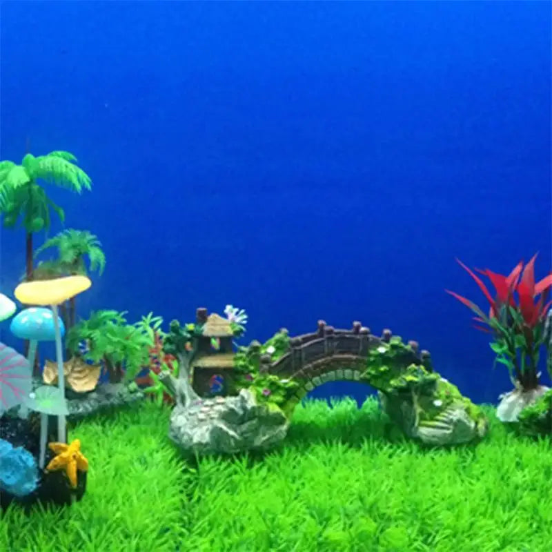 Fish Tank Bridge Decoration