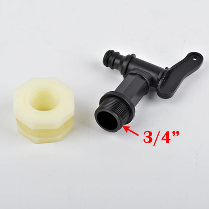 Aquarium Plastic Male Thread Water Faucet