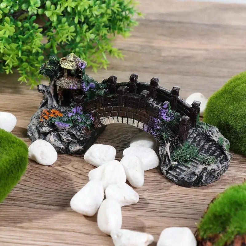 Fish Tank Bridge Decoration