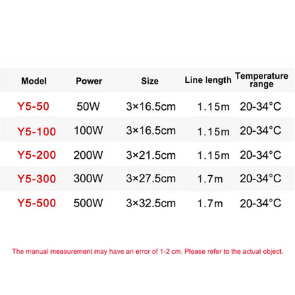 Aquarium LCD Submersible Heater 50 - 500W