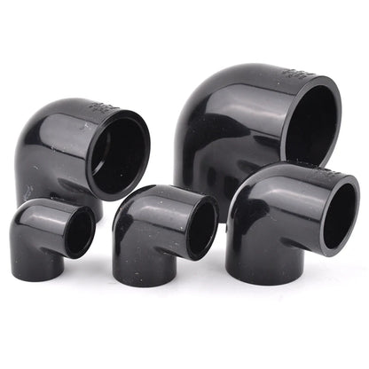 Black Aquarium PVC Pipe Connector