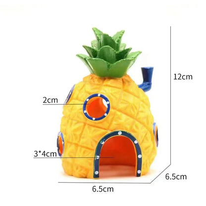 Aquarium Decor Ornaments Pineapple House