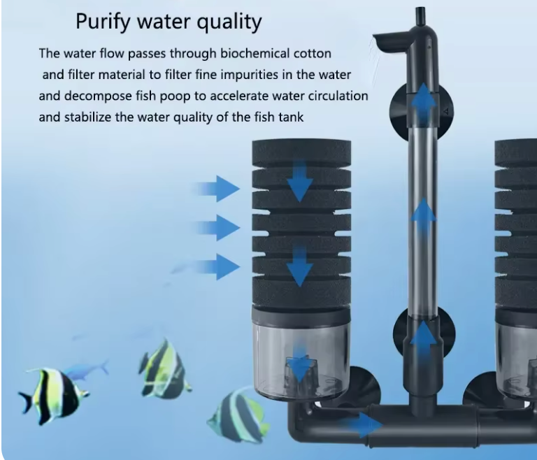 Aquarium Sponge Filter Bio Filter Air Pump