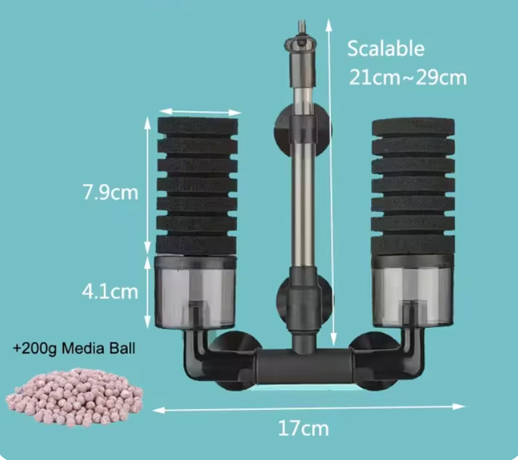 Aquarium Sponge Filter Bio Filter Air Pump