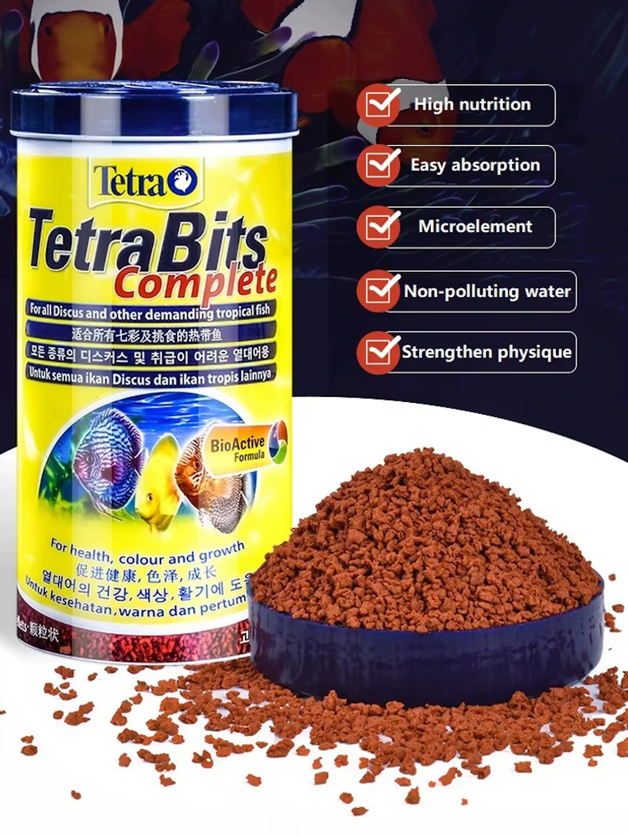 TetraBits Complete Granular Fish Food