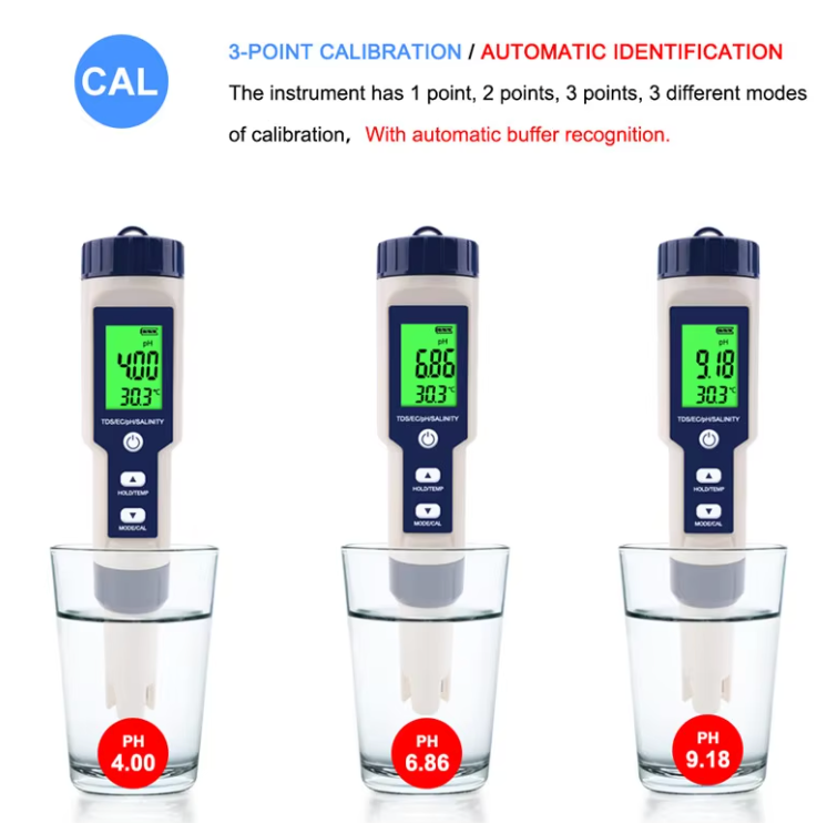 5 in 1 Digital Aquarium Water Quality Tester