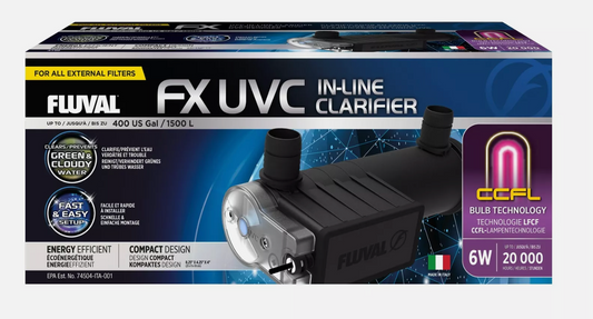 Fluval FX2 FX4 FX6 UVC Filter Unit 6W UV Steriliser Light