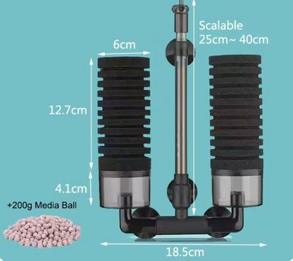 Aquarium Sponge Filter Bio Filter Air Pump